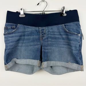 Old Navy Maternity Denim Shorts Size 8 NWT